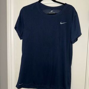 Nike Women's Dark Blue Short Sleeve Tee